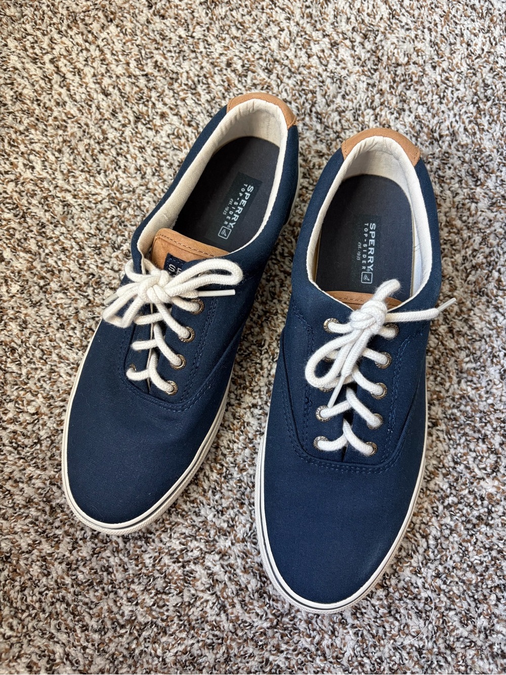 Sperry CVO Helm Sneaker - Men’s Navy Canvas Lace-Up Sneakers